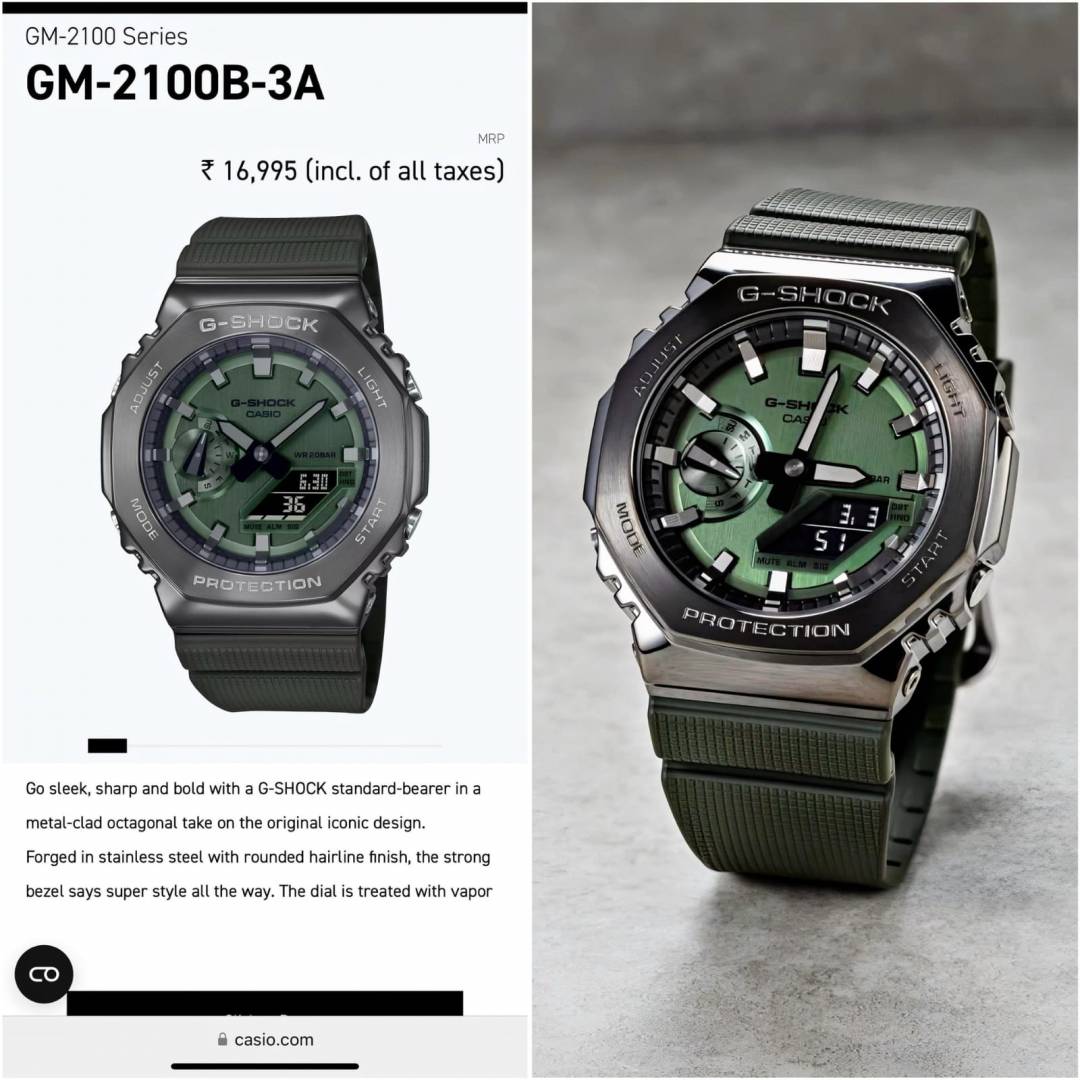 Casio g shock gm2100