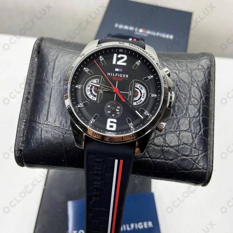 Tommy_Hilfiger Decker Silver- Black - J502