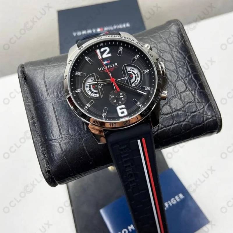 Tommy_Hilfiger Decker Silver- Black - J502