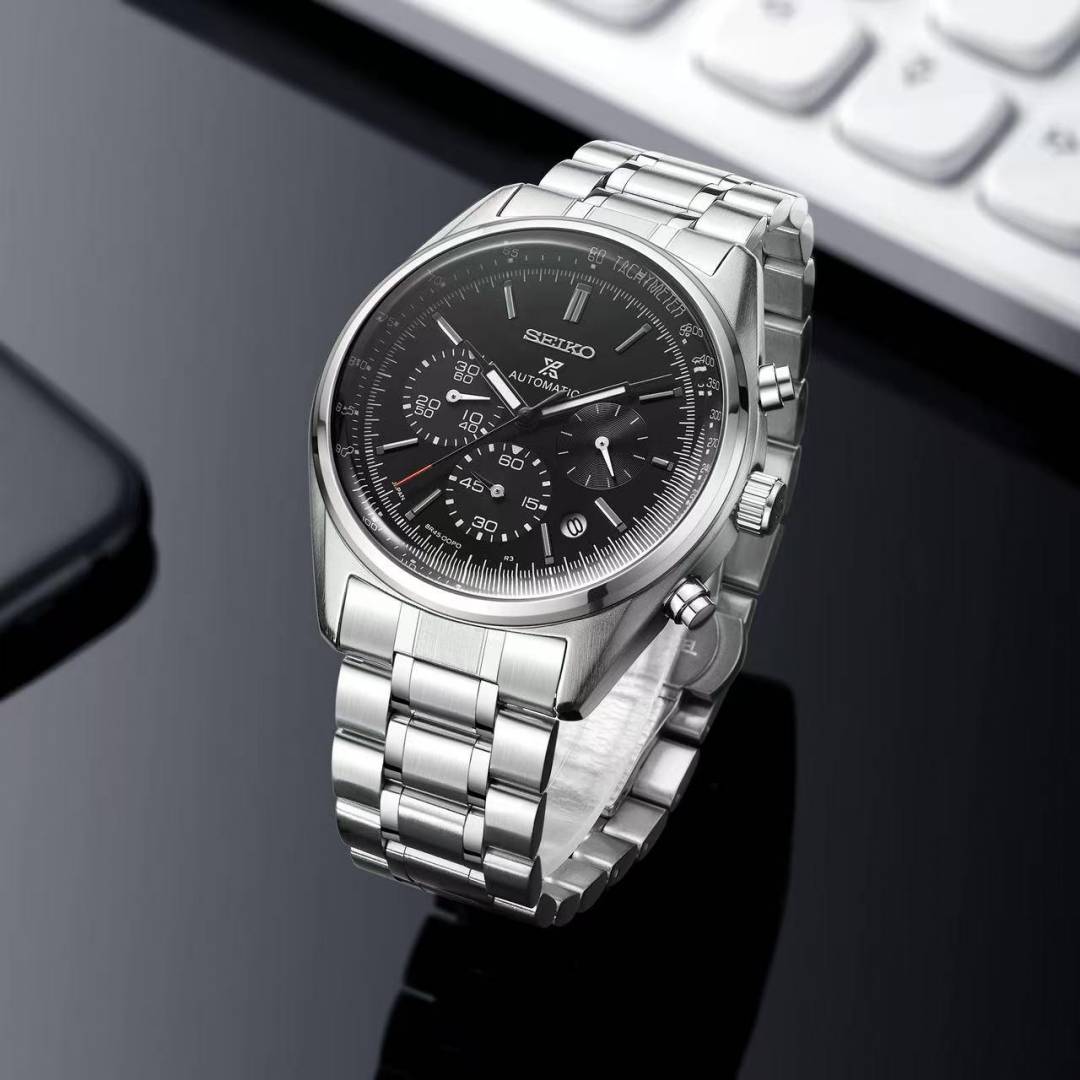 Seiko Prospex Chronograph Silver-Black