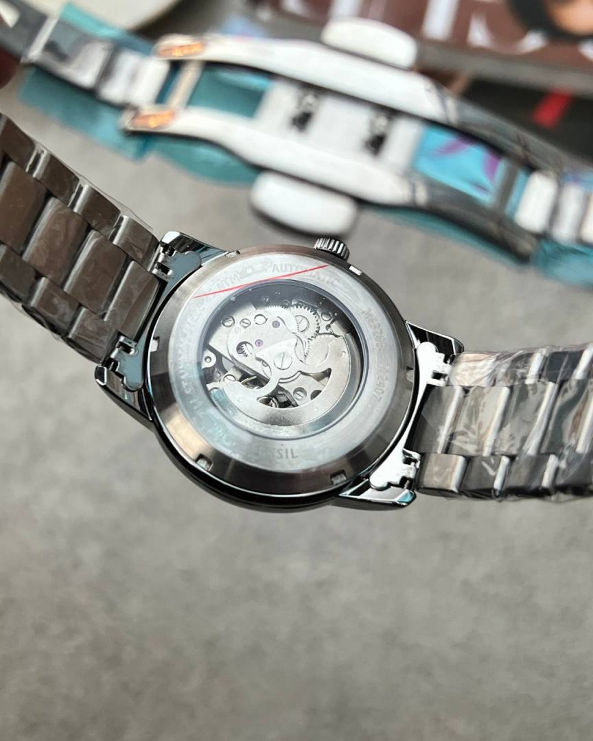 Fossi_l Heritage Automatic Silver Green