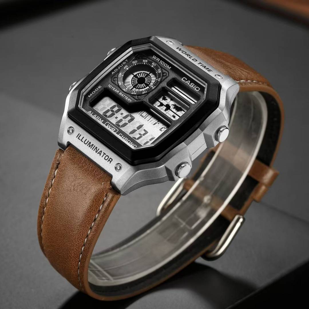 Casio AE-1200 Illuminator Light Brown - J1233