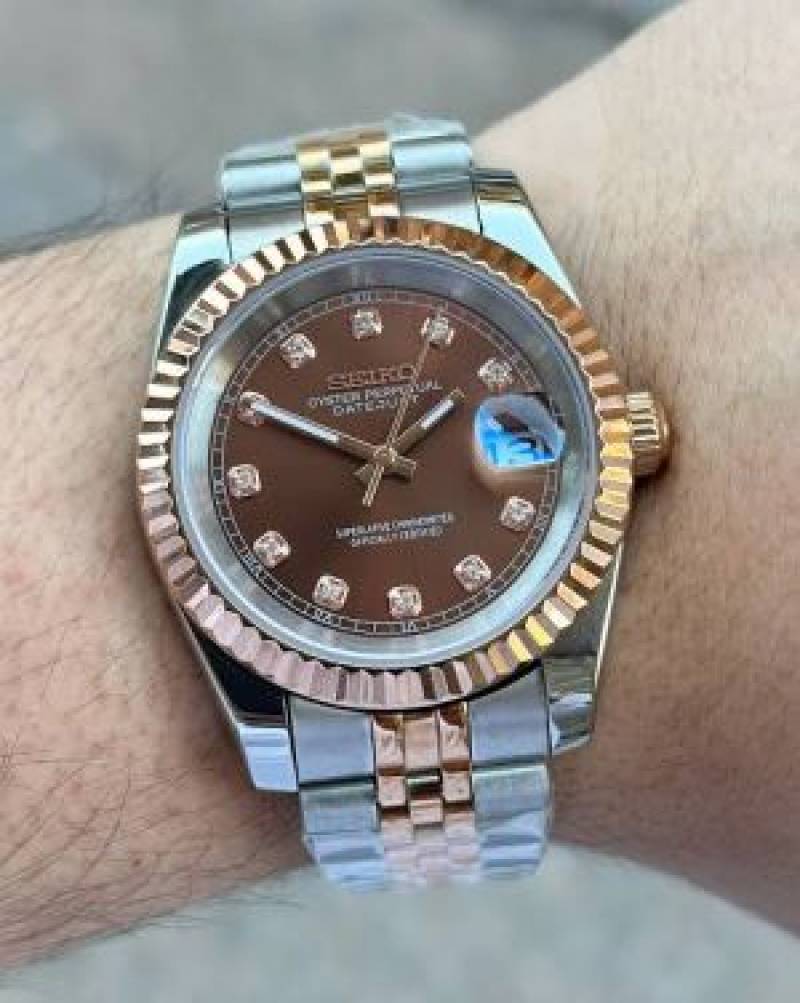 SEIKO MOD TWO TONE DIAMOND