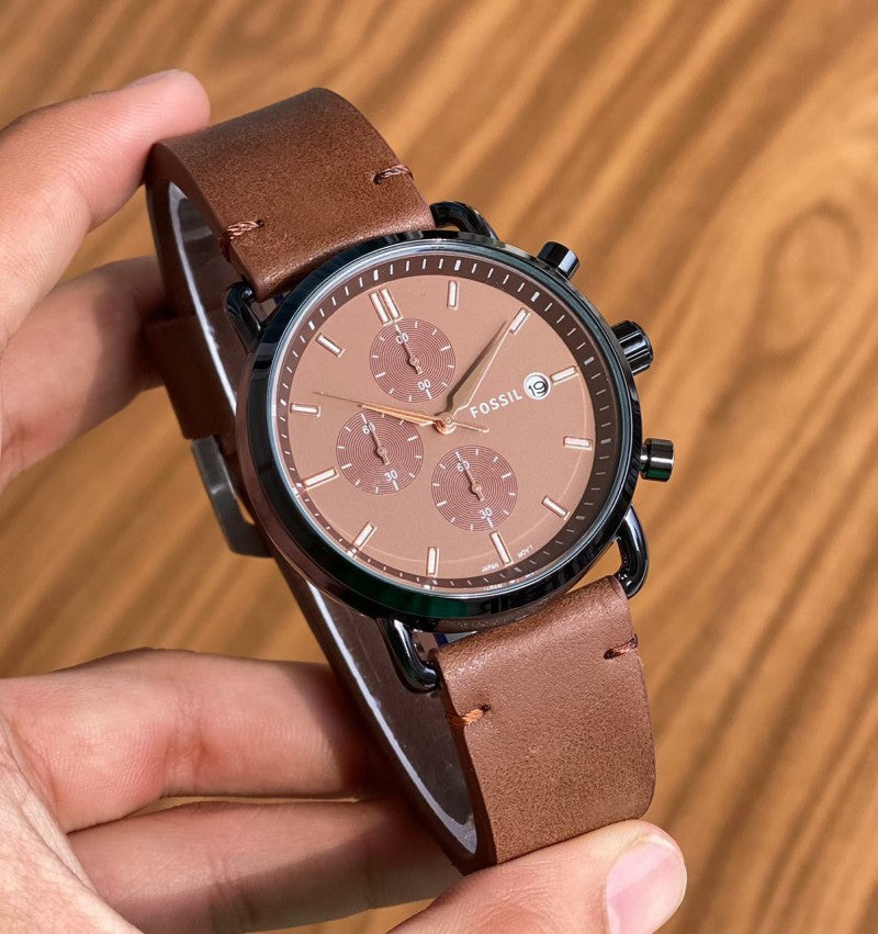 Fossil fs 5400 leather commuter