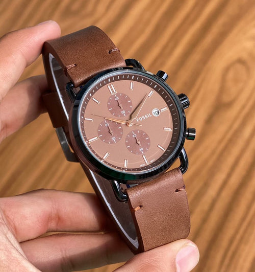 Fossil fs 5400 leather commuter