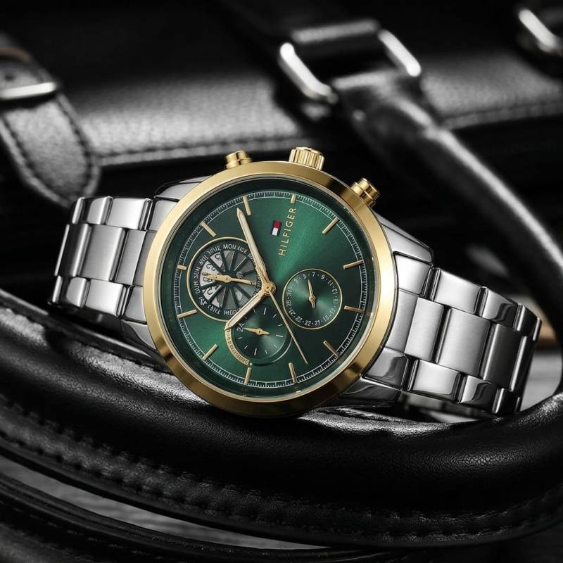 Tommy Hilfige_Quartz Multifunction golden-green