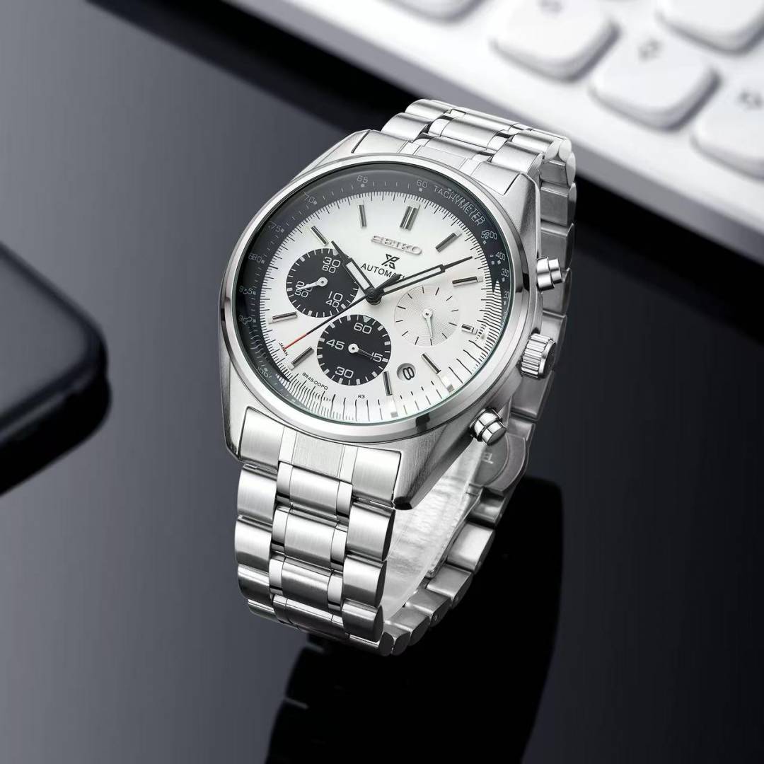 Seiko Prospex Chronograph Silver-White
