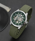 Tommy_hilfiger Automatic Silicon Green-Silver