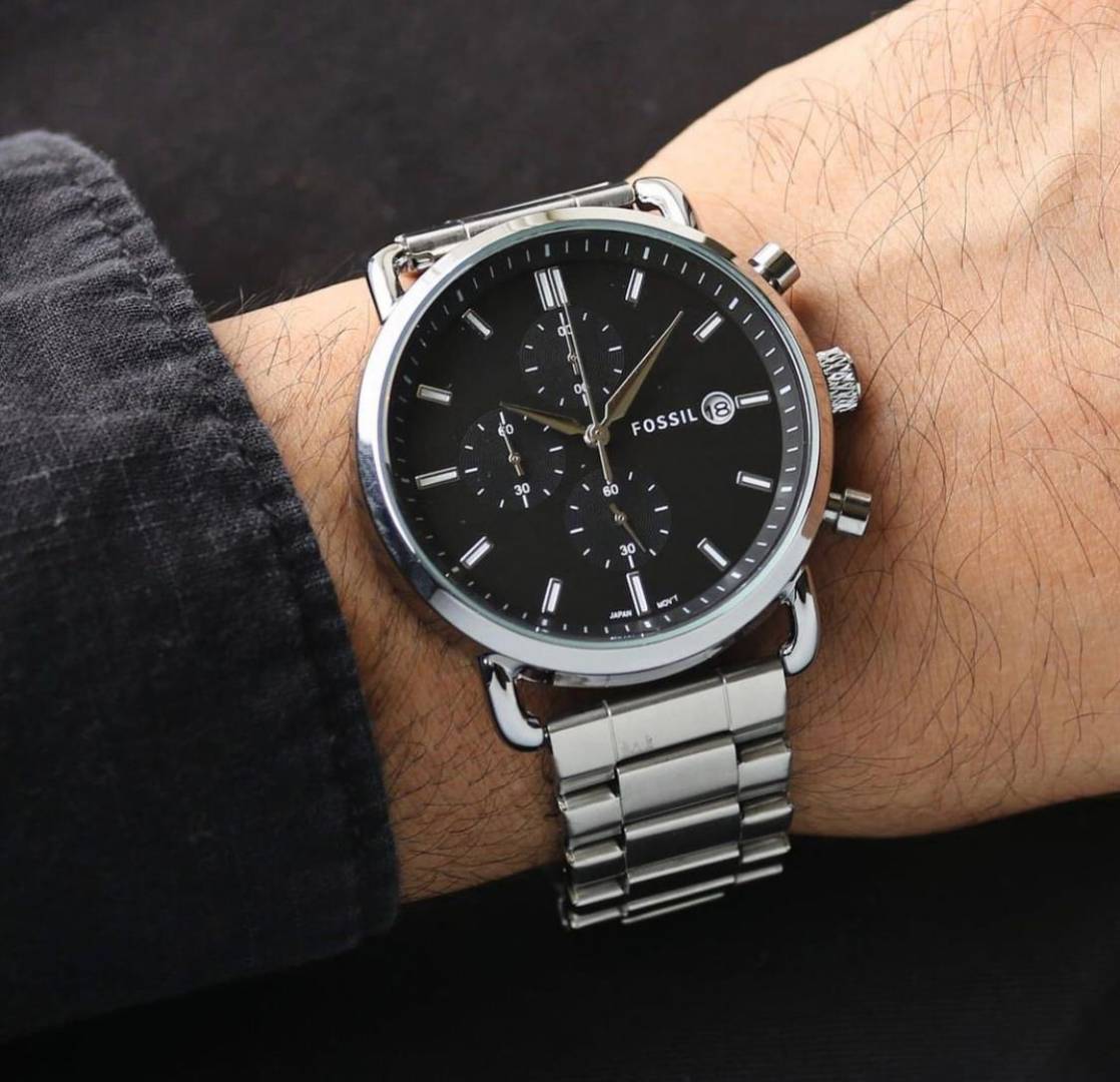 Fossi_l commuter Good Quality Silver Black