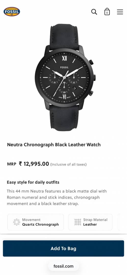 Fossi_l Neutro Chronograph