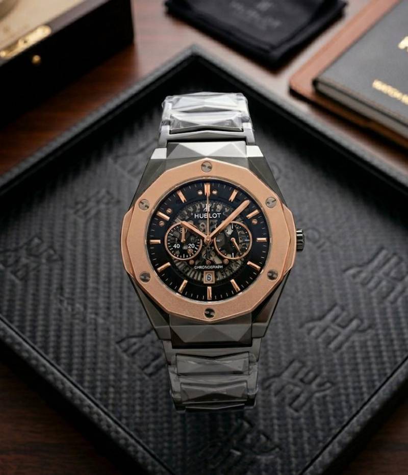 Hublo_t BigBang Tourbillion Silver-Green